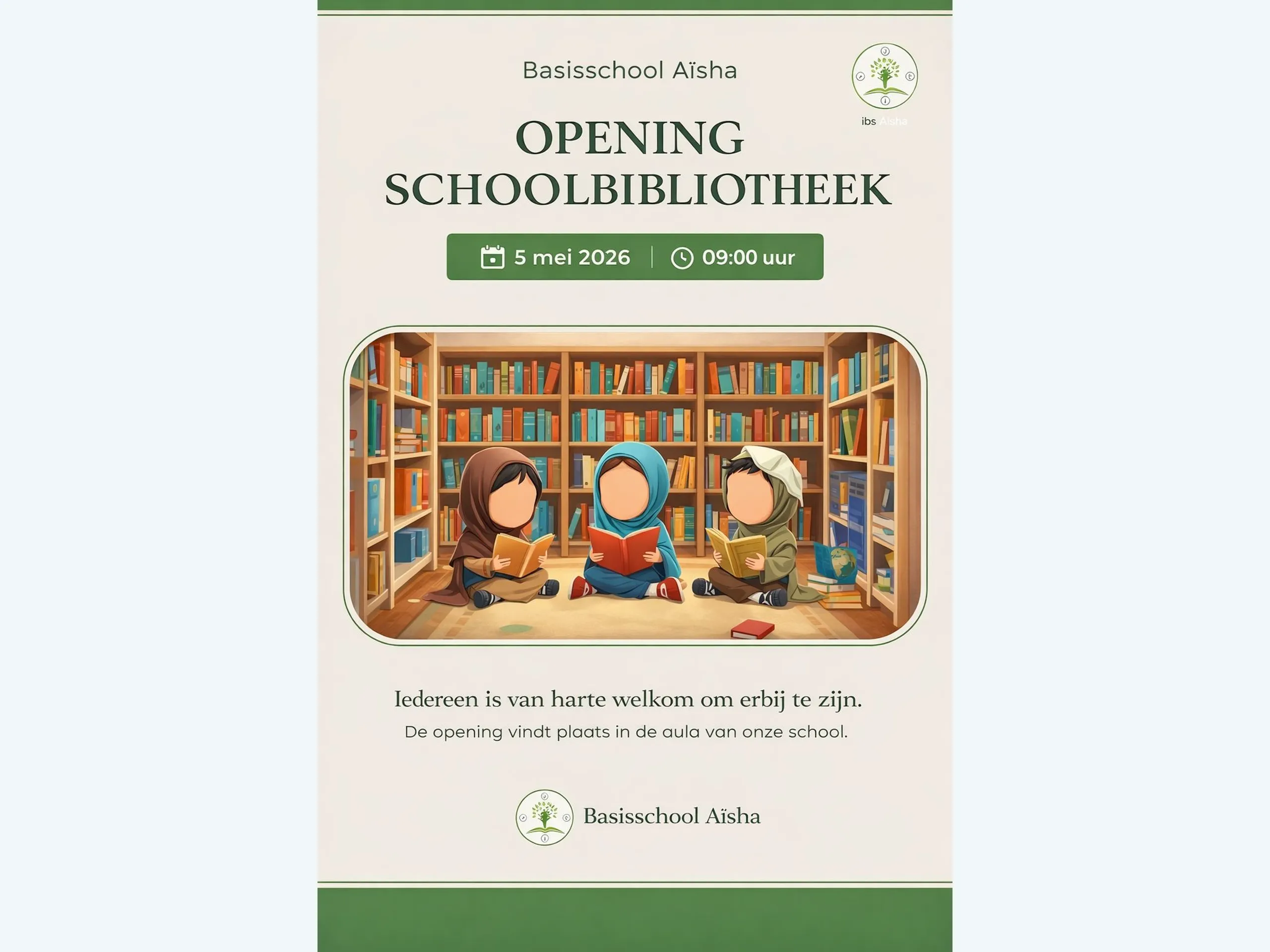 Afbeelding voor activiteit: Opening schoolbibliotheek