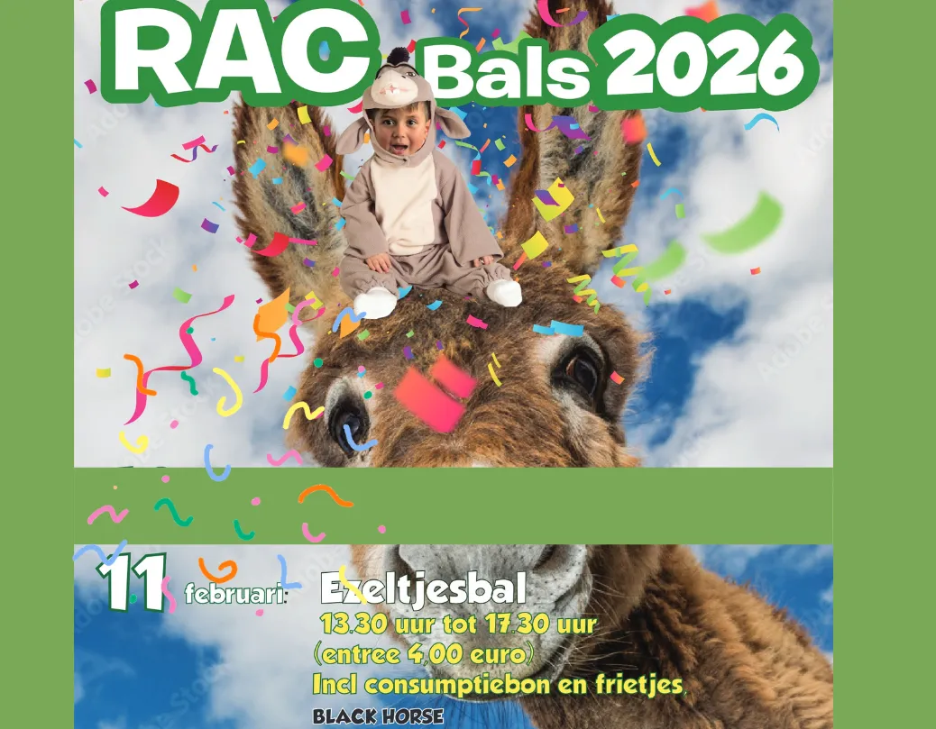 Afbeelding voor activiteit: Ezeltjesbal bij het RAC