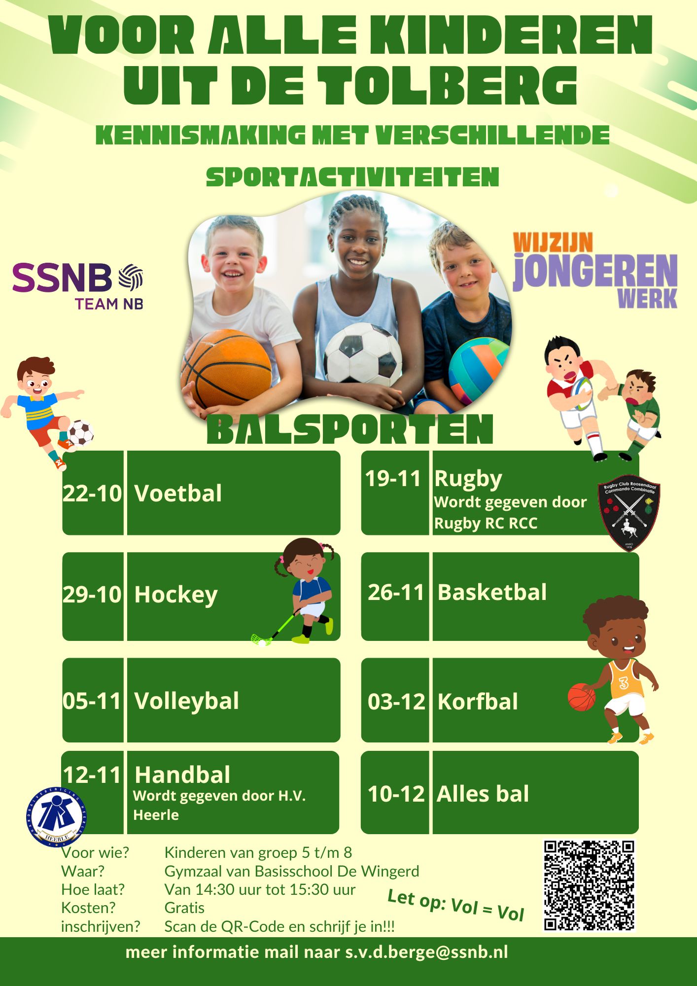 Afbeelding voor activiteit: Naschoolse sport Tolberg