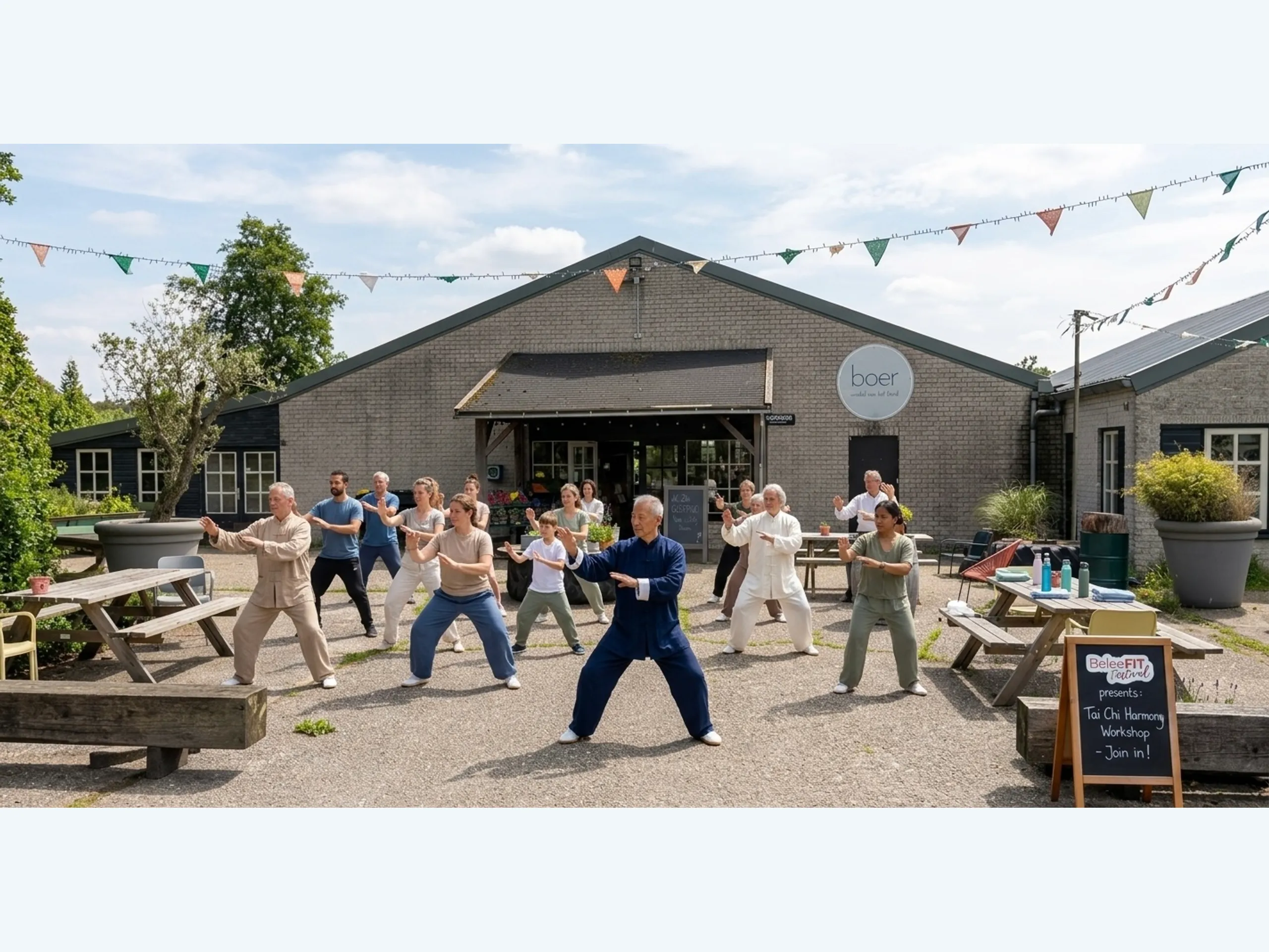 Afbeelding voor activiteit: 🍏 Tai Chi tussen de fruitbomen 🌳
