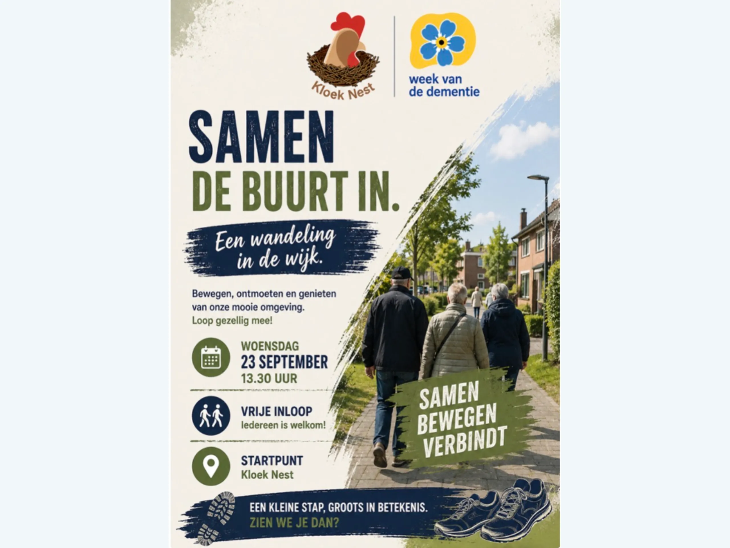 Afbeelding voor activiteit: Samen de buurt in