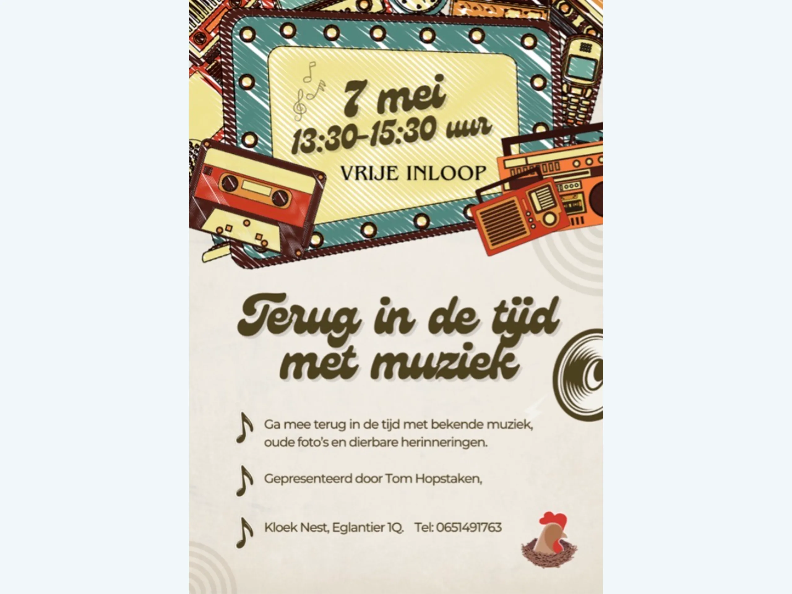 Afbeelding voor activiteit: Terug in de tijd met muziek