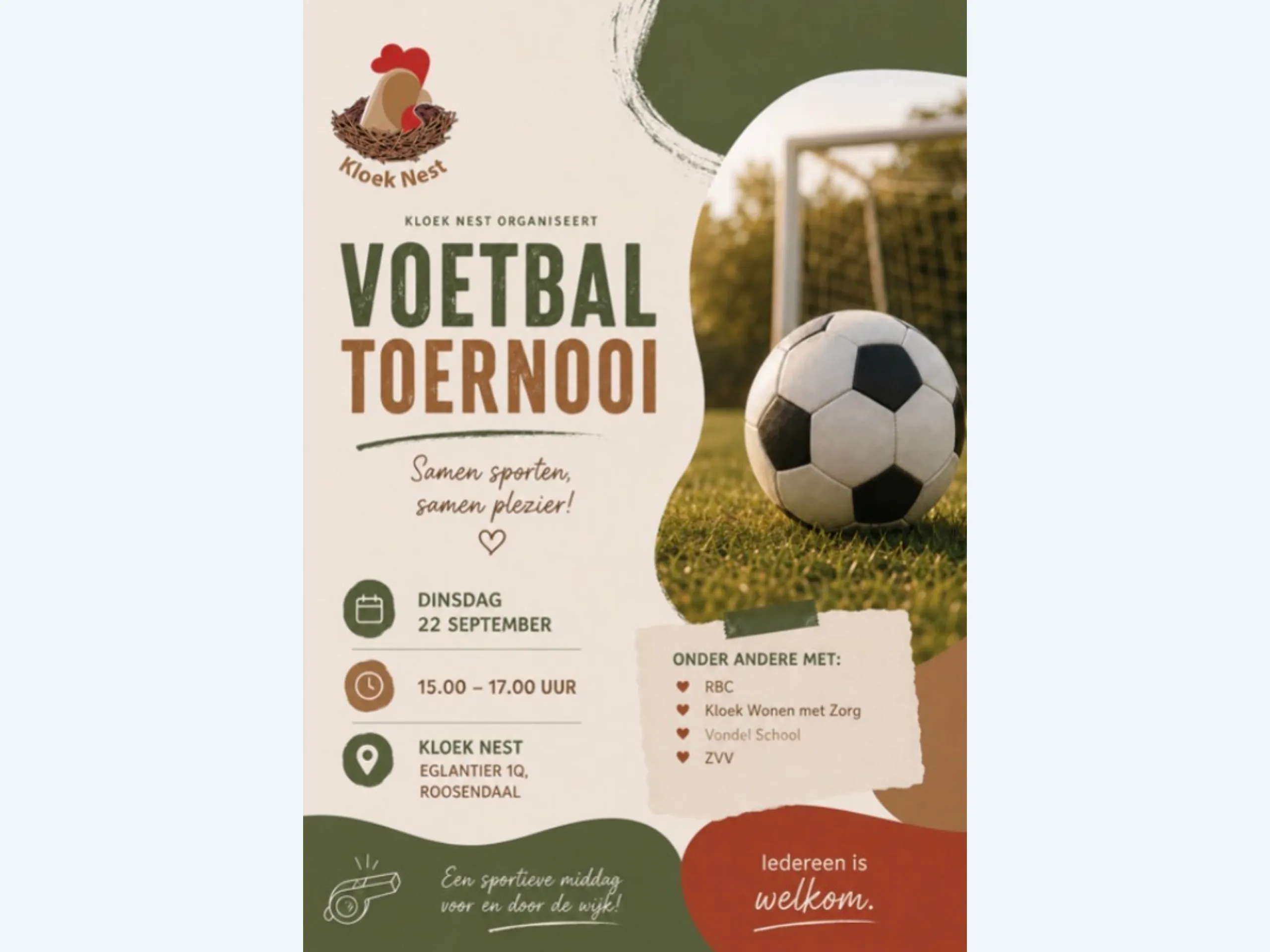 Afbeelding voor activiteit: Voetbaltoernooi