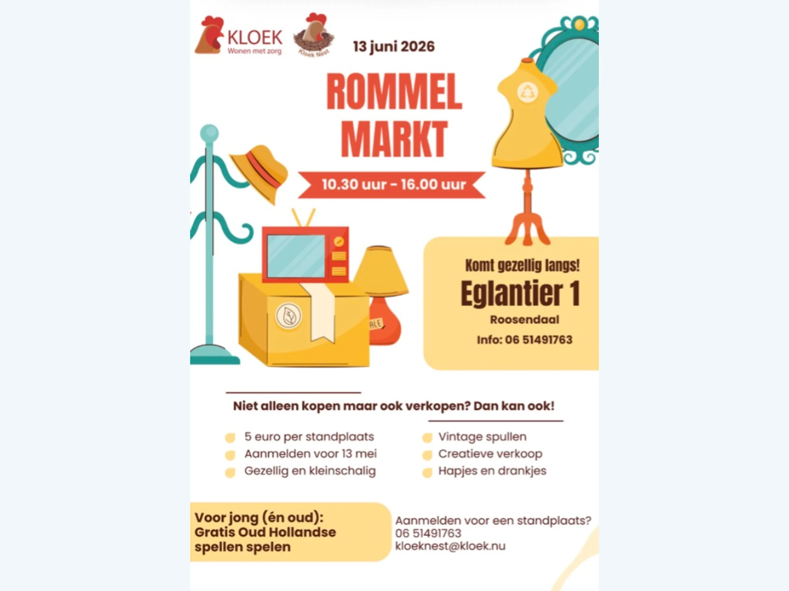 Afbeelding voor activiteit: Rommelmarkt