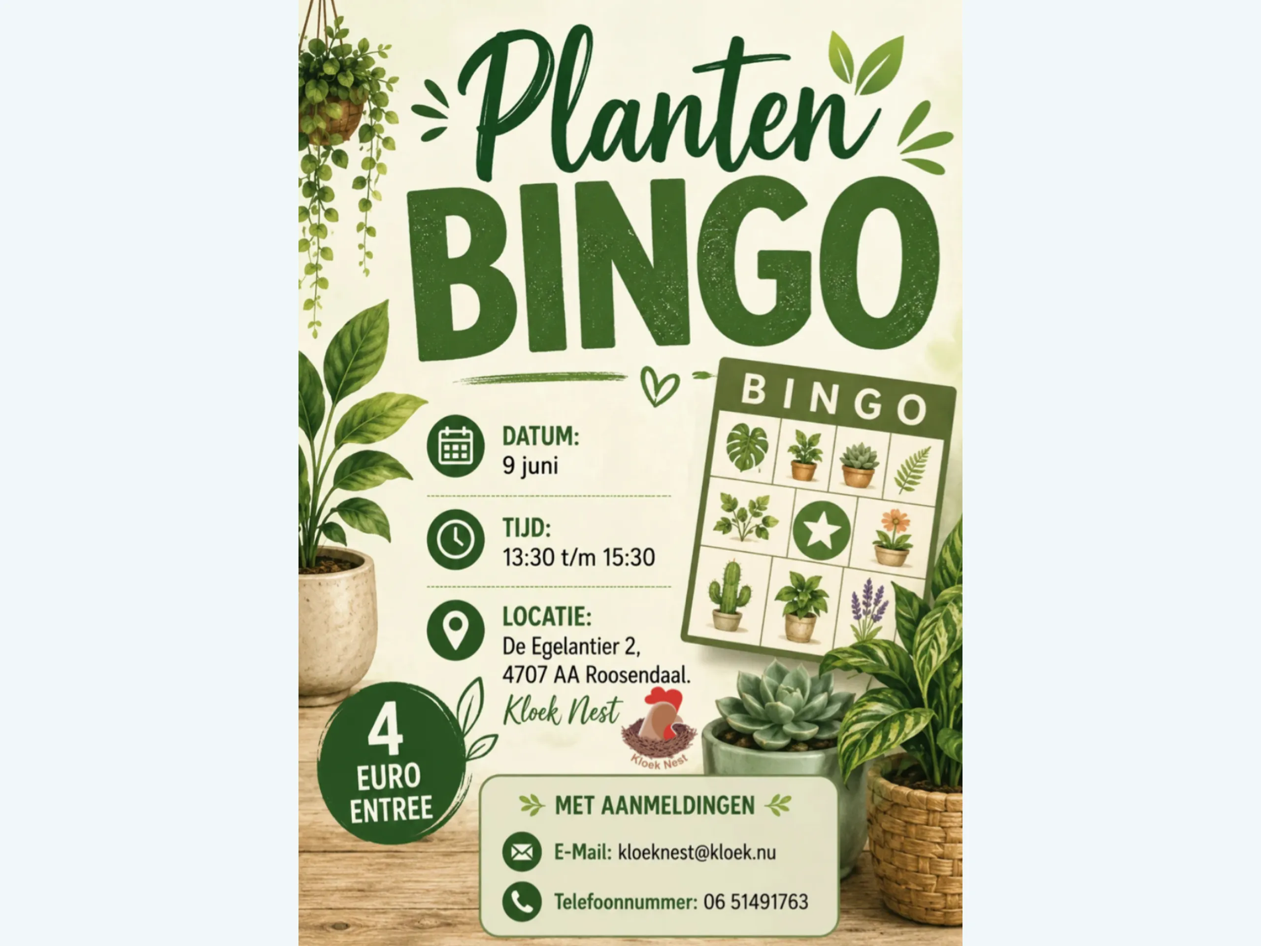 Afbeelding voor activiteit: Plantenbingo