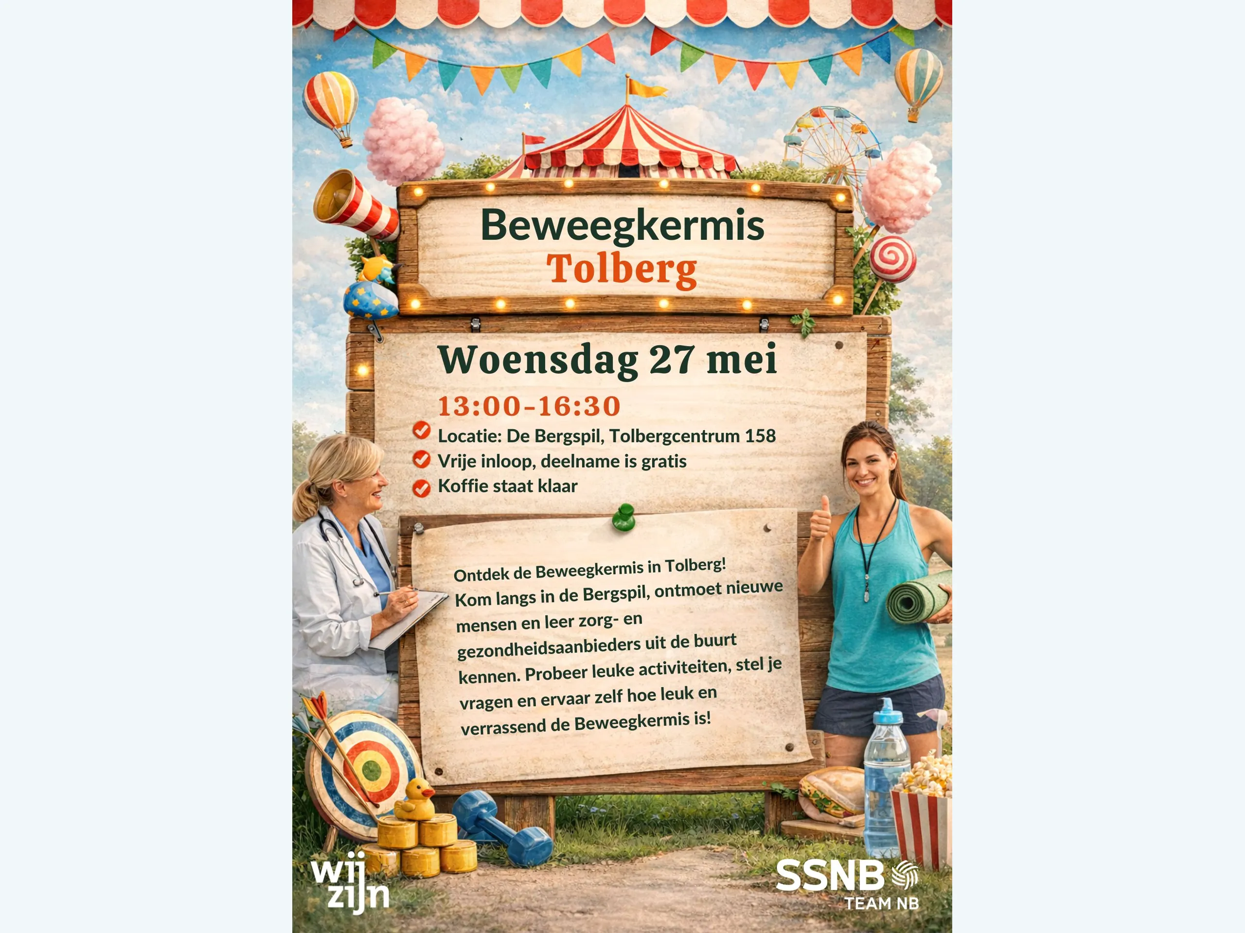 Afbeelding voor activiteit: Beweegkermis Tolberg