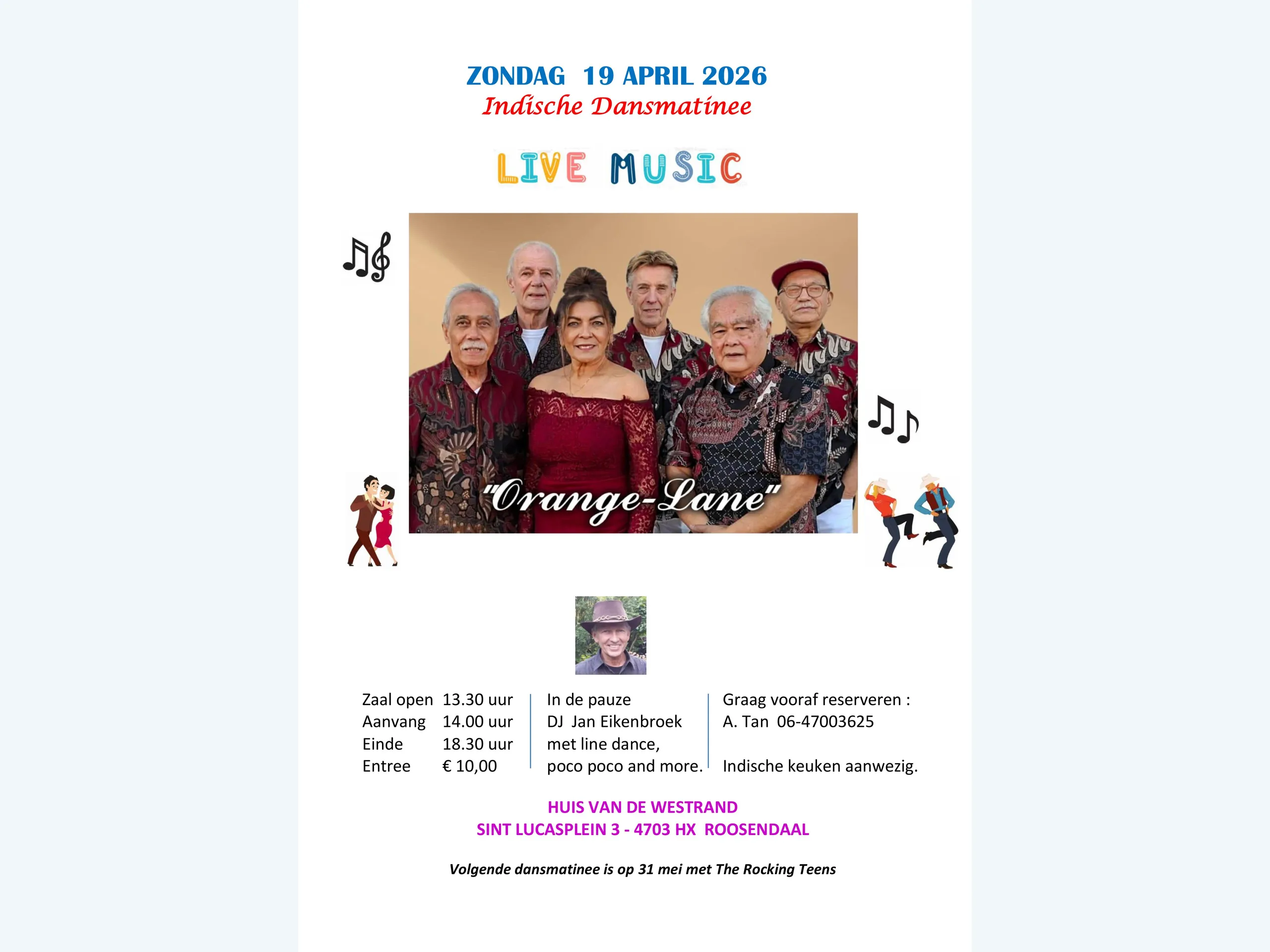 Afbeelding voor activiteit: Kumpulan Indische Dansmatinee